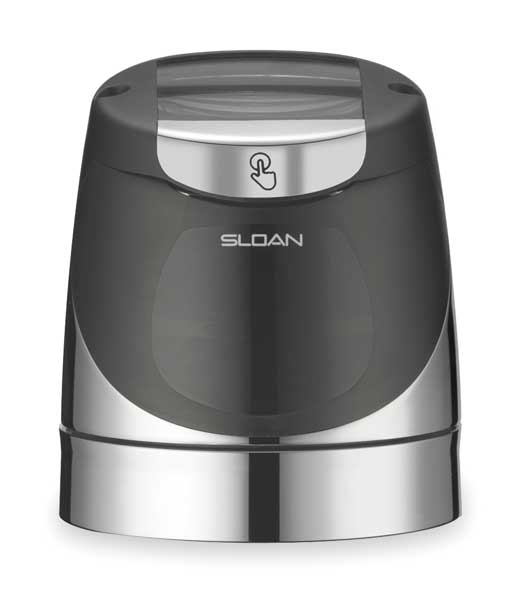 Sloan 1.6 gpf, Plastic/Chrome, Single Flush, Toilet Flush Valve Retrofit Kit Solis RESS-C-1.6