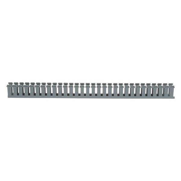 Panduit Wire Duct, Wide Slot, Gray, 1.26 W x 2 D G1X2LG6-A | Zoro