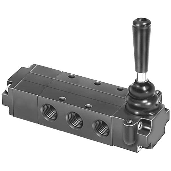 Parker Manual Air Control Valve, 4Way, 1/4In NPT 529831000 Zoro