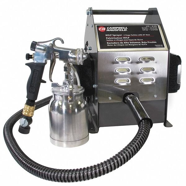 Campbell Hausfeld HVLP Paint Sprayer, 4 Stage, 1 qt. HV2100 Zoro