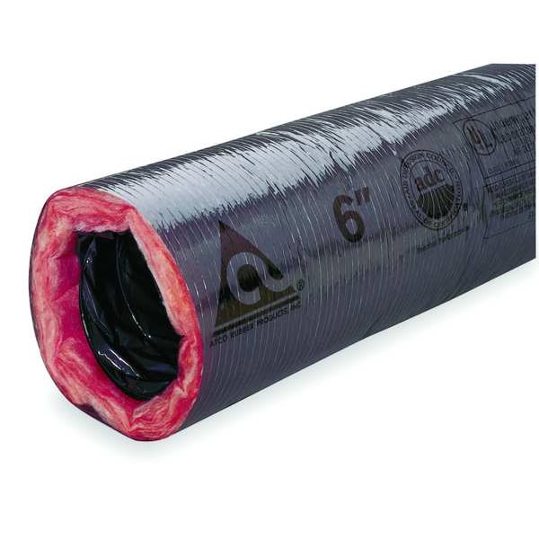 Atco Insulated Flexible Duct, Polyester 17002508 Zoro