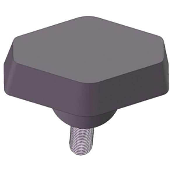 Innovative Components T Knob with Screw, 1/4-20 Thread Size, 0.75"L, Steel GN4C0750T1---21