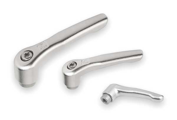Kipp Adjustable Handle, Size: 4 3/8-16, Entirely Stainless Steel, Electropolished K0124.4A4