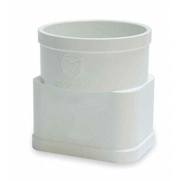 Charlotte Pipe And Foundry 2" x 3" x 3" Hub PVC DWV Downspout Adapter