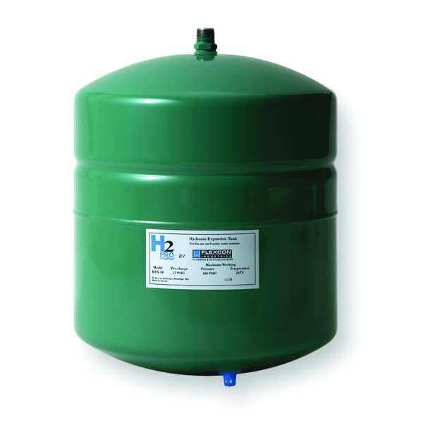 Flexcon Expansion Tank, 2.1 Gal, 12 1/2H x 8 Dia HTX 15 | Zoro