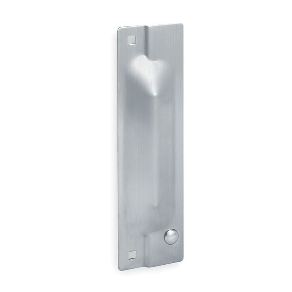 Rockwood Door Latch Guard, Stainless Steel, 11"L x 33/32"W 320.32D Zoro