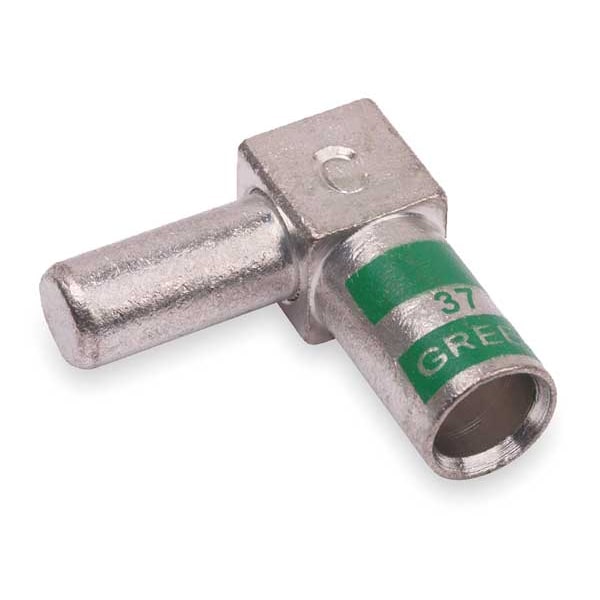 Abb Installation Products Flag Connector, Male, 1 AWG, Green FLAG1