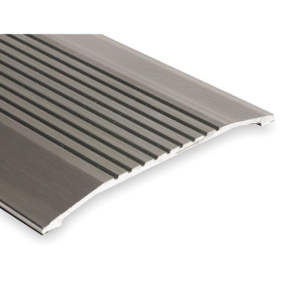 National Guard Saddle Threshold, Fluted Top, 3 ft., Alum 427
