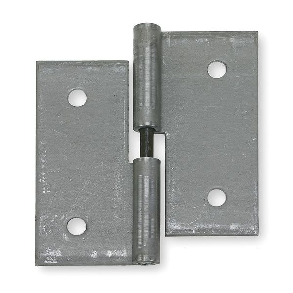 Zoro Select 3 in W x 4 in H Stainless steel Lift-Off Hinge 3HUH1