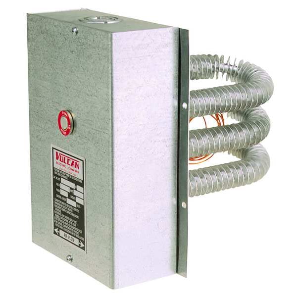 Vulcan Finned Tubular Air Duct Heater, 480V VFT91212C Zoro