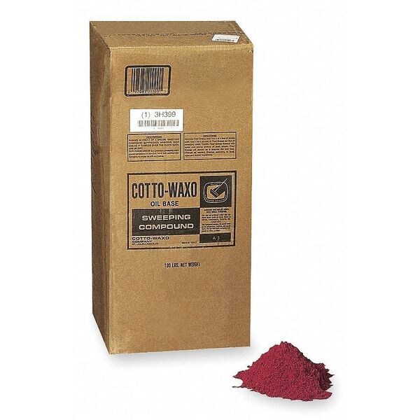 CottoWaxo Sweeping Compound, Gritless Oil Base, Red G3RED Zoro