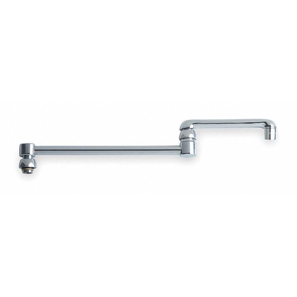Chicago Faucet Double Jointed Swing Spout, 17 3/4 In L DJ18JKCP Zoro