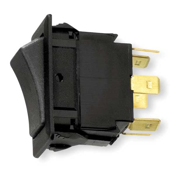 Hubbell Wiring DeviceKellems Rocker Switch, DPDT, 6 Connections