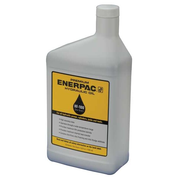 Enerpac 1 qt Bottle, Hydraulic Oil, 32 ISO Viscosity, Not Specified SAE