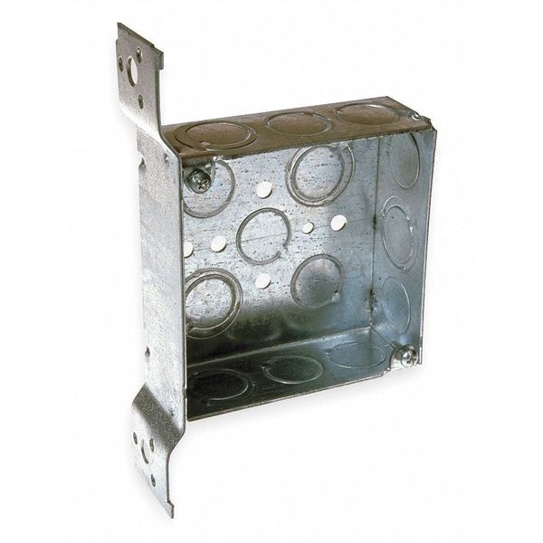 Raco Electrical Box, 21 cu in, Square Box Type, 2 Gangs