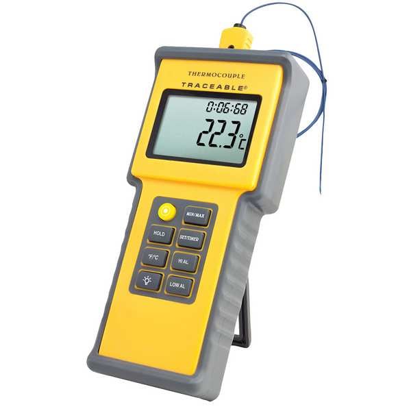 Traceable Thermocouple Thermometer, 1 Input, Type K 4015