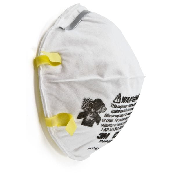 3M N95 Disposable Respirator, 8210, Dual Headstrap, Particulate