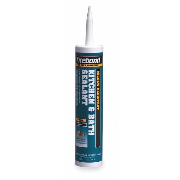 Titebond 1711 Kitchen And Bath Sealant, 10.1 Oz, Clear, 3 - 7 Days