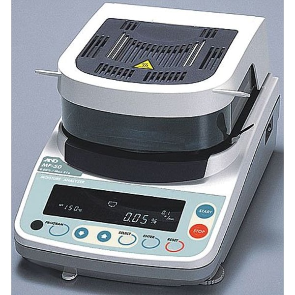 A&D Weighing Moisture Analyzer 71g Capacity, 0.0001g Readability MS70