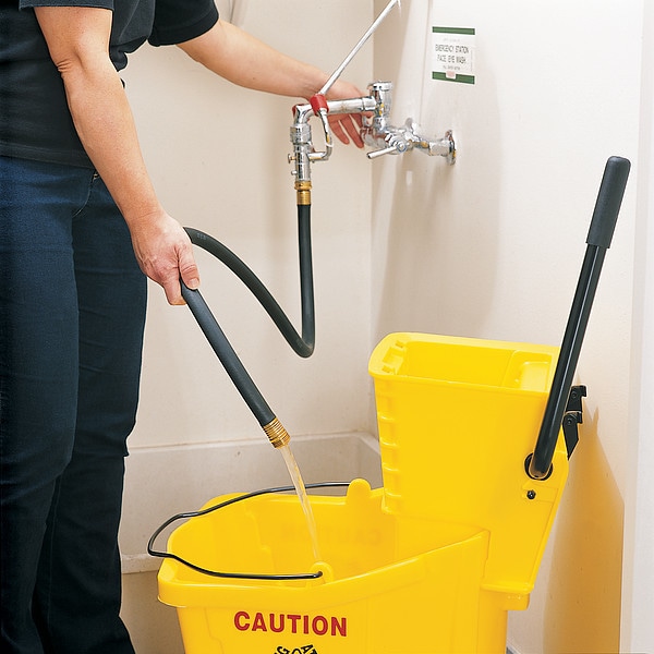 210107 Brass/Rubber Utility Hose, Black