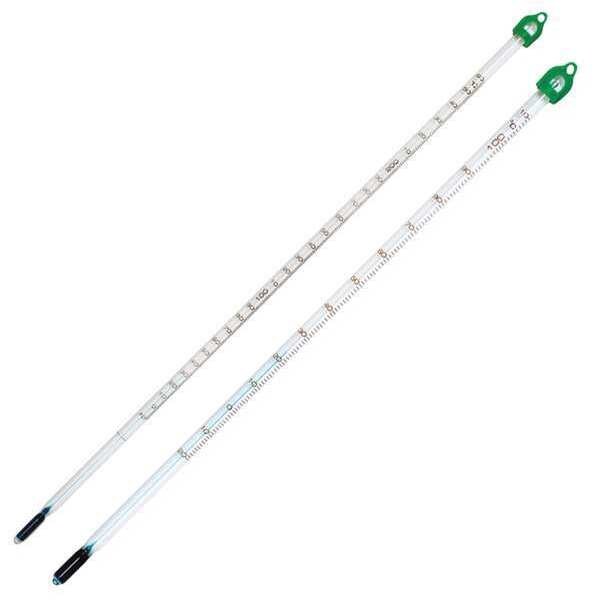 EnviroSafe Liquid In Glass Thermometer, 20 to 110C B605020100 Zoro