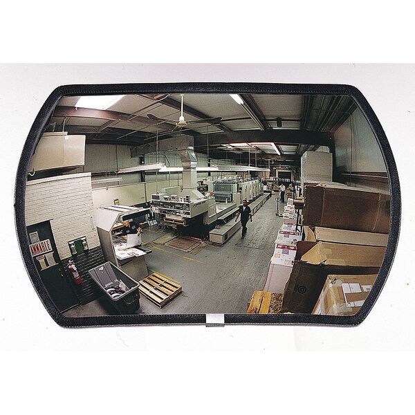 See All Industries Indoor Convex Mirror, Rectnglr, 15x24in RR1524