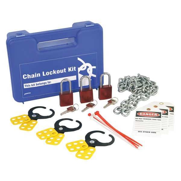 Brady Portable Lockout Kit, Filled, 15 LK041R