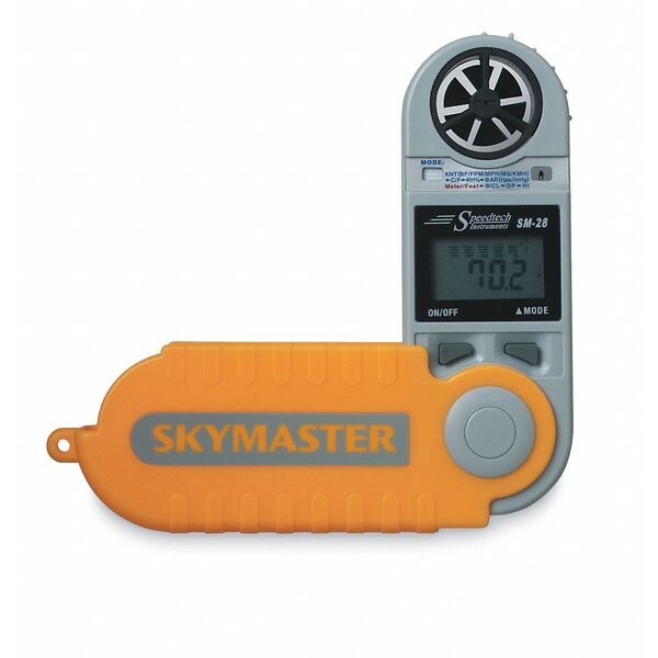 Speedtech Wind Speed Meter, Humidity, 0.4 to 89 mph SM28 Zoro
