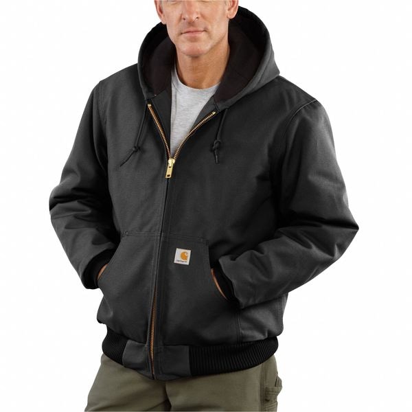 Carhartt Men's Jacket, 100% Ring Spun Cotton Duck, Zipper