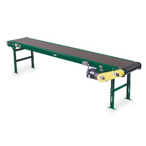 Ashland Conveyor Slider Bed Belt Conveyor, 11 ft L, 22 1/2 in W, 435 lb Load Capacity SB400 18B 11RE1/2A1 60TS M25