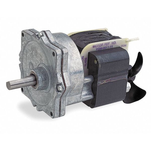 Dayton AC Gearmotor, 85.0 in.-lb. Max. Torque, 8.5 Nameplate RPM, 230 V AC Voltage, 1 Phase 1L456