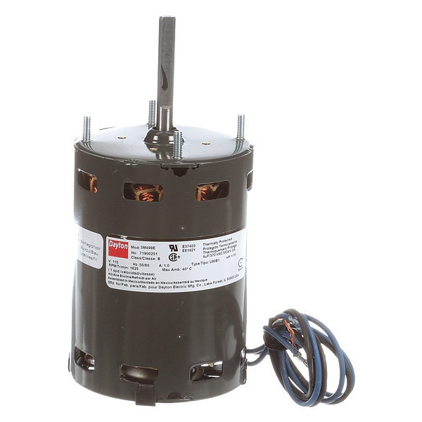 Dayton HVAC Motor, 1/15 HP, 1625 rpm, 115V, 3.3 71900251M Zoro