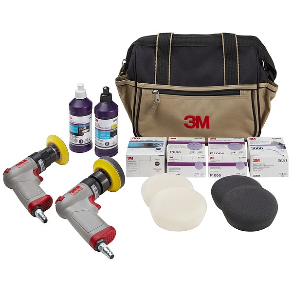 3M Headlight Lens Restoration Kit, Prof 02516 | Zoro