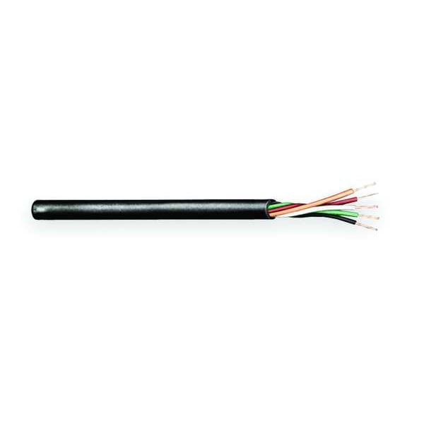 Carol Sprinkler Wire, 18 AWG, 5 C, Black, PVC, 30 V, 500 ft 185IRRAP.38 ...
