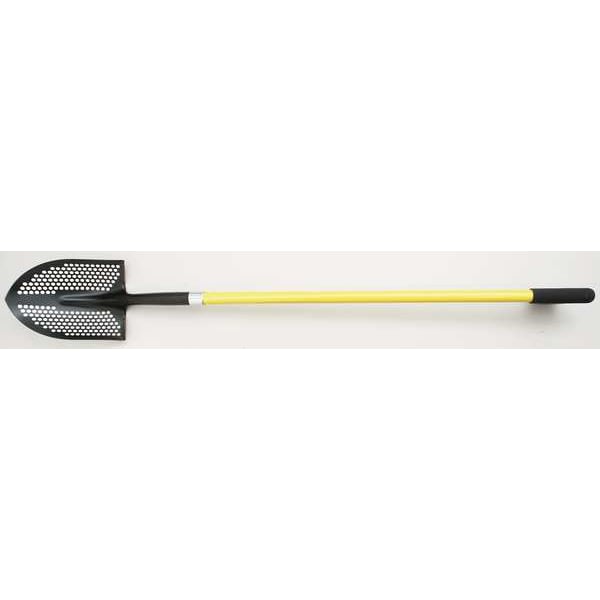 Mud & Sifting Square Shovel – 29" Fiberglass D-Grip Handle, 14-Gauge Steel Blade (8.5" W X 11.75" L)