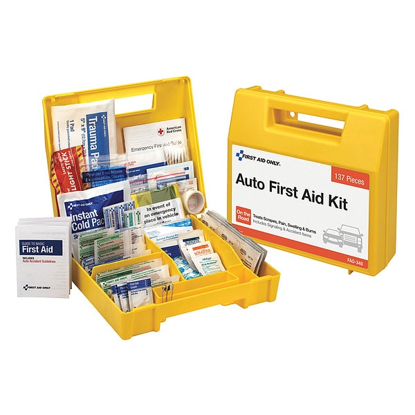 First Aid Only Bulk First Aid kit, Plastic, 25 Person FAO340/LAB07 Zoro