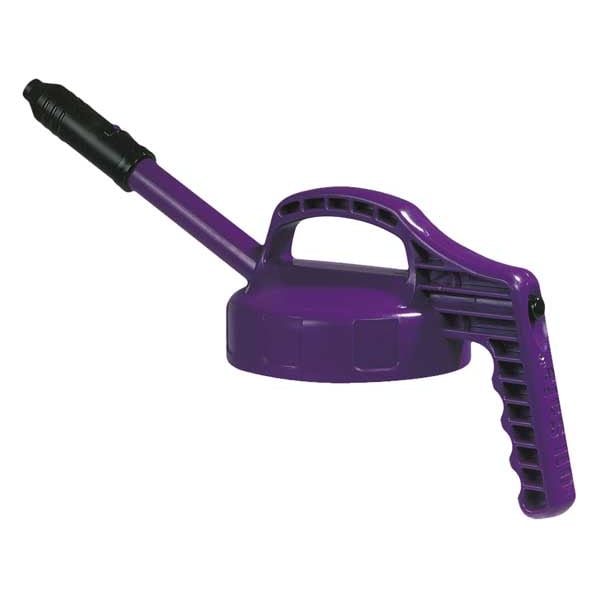 Oil Safe Stretch Spout Lid, w/0.5 In Outlet, Purple 100307