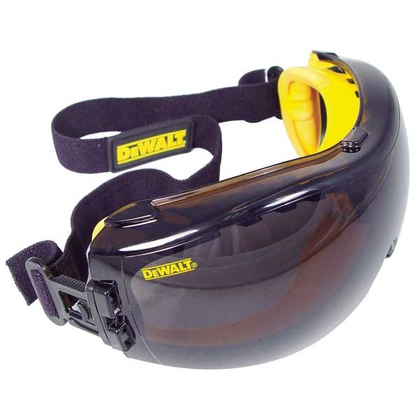 Dewalt Impact Resistant Safety Goggles, Smoke AF Anti-Fog, Scratch-Resistant Lens, Concealer Series DPG82-21