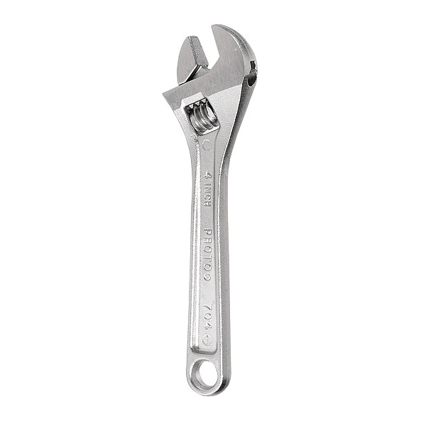 Proto Adj. Wrench, 18", 2-1/16" Cap., Chrome J718