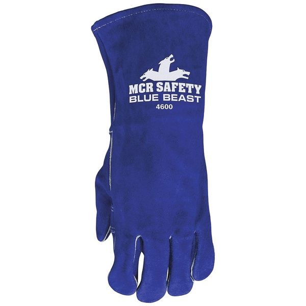 Mcr Safety Stick Left Hand Only Welding Glove, Cowhide Palm, XL (4600LH