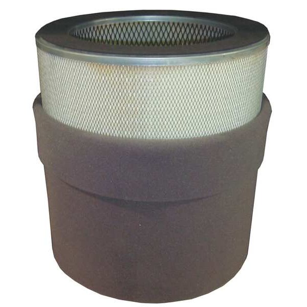 EMGLO L54E / Jenny 150-1010 Compressor Filter Element - SOLBERG #100 - 1-3/8 ID X 3-3/4 OD