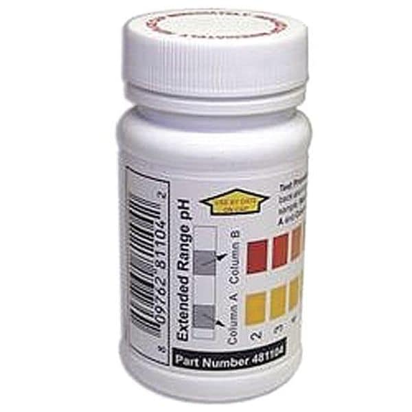 Industrial Test Systems Test Strips, pH, 212ppm, PK50 481104 Zoro