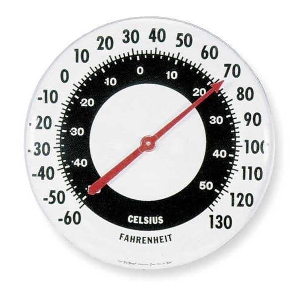 Taylor Analog Thermometer, 60 Degrees to 120 Degrees F for Wall or