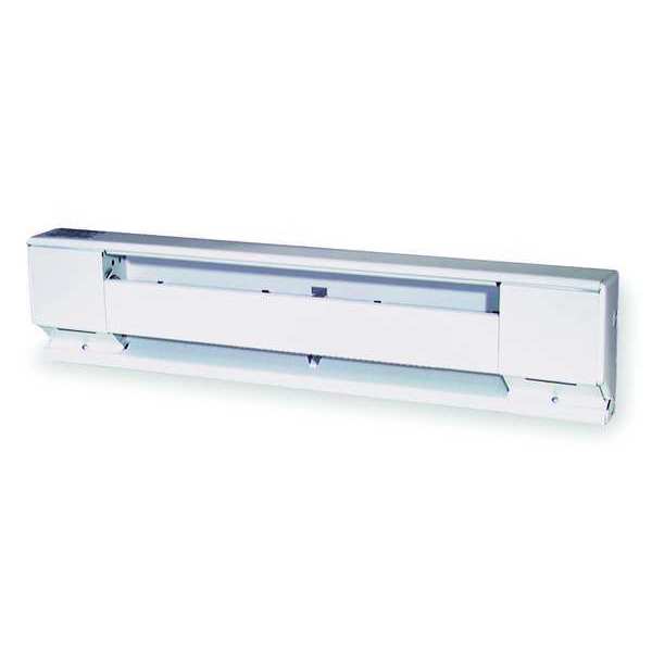 Dayton 60" Electric Baseboard Heater, White, 940/1250W, 208/240V 3UG85
