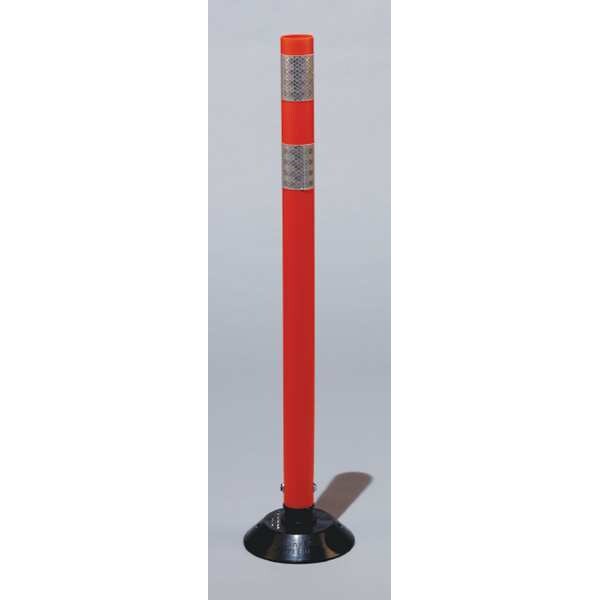 Zoro Select Delineator Post, Polyurethane, High-Intensity