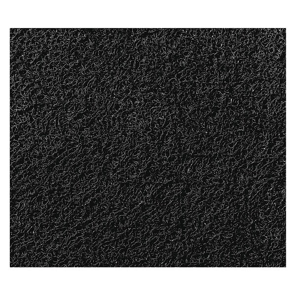 3M Entrance Mat, Vinyl, 1/2" thick, Black, 4 ft x 6 ft 29470 Zoro