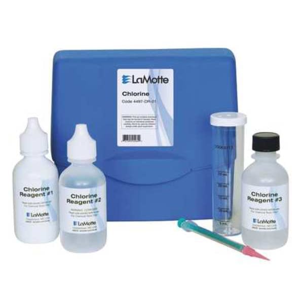 Lamotte Test Kit Total Chlorine 0200PPM 4497DR01 Zoro