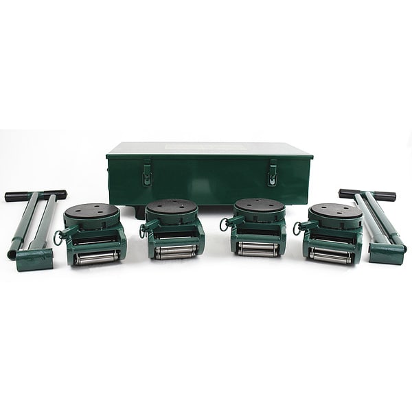 Hilman Rollers Equipment Roller Kit, Swivel, 30,000 lb. Cap (KRS15SLP