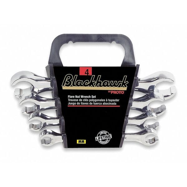 Blackhawk By Proto Flare Nut Wrench Set, 1021mm, 4 Pc FN4MNB Zoro