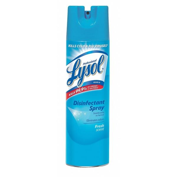 Lysol Disinfectant Spray, 19 oz. Aerosol can, Fresh 4675 Zoro